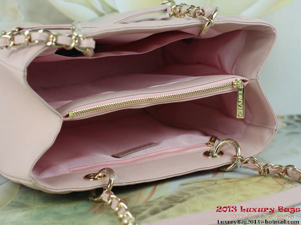 Replica Chanel A50995 Pink Original Cannage Leather Shoulder Bag Gold