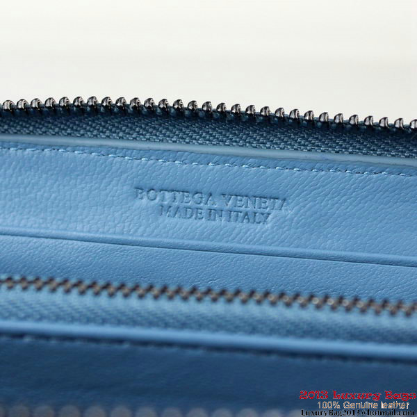 Bottega Veneta Intrecciato Nappa Continental Wallet BV1008 Light Blue