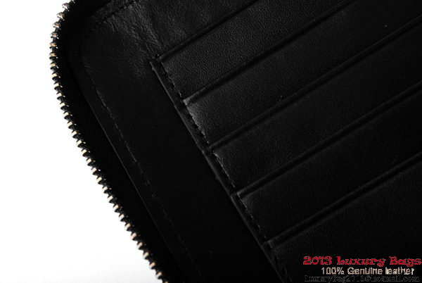Bottega Veneta Intrecciato Nappa Zippy Wallet BV1570 Black