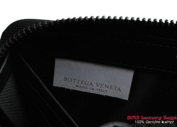Bottega Veneta Intrecciato Nappa Zippy Wallet BV1571 Black