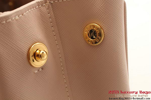 Prada Saffiano Leather 30cm Tote Bag BN1801 Light Pink