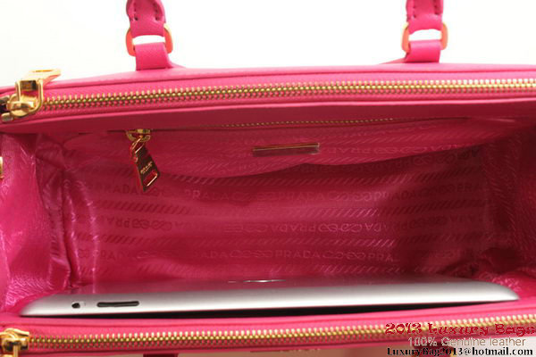 Prada Saffiano Leather 30cm Tote Bag BN1801 Rose