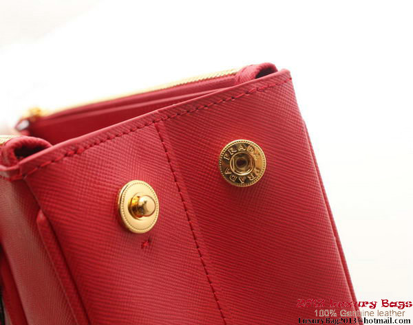 Prada Saffiano Calfskin Leather Small Bag BN2316 Red