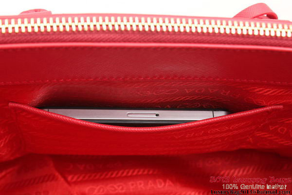Prada Saffiano Calfskin Leather Small Bag BN2316 Red