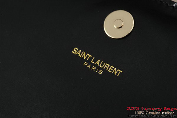 Yves Saint Laurent Classic Monogramme Tassel Clutch Bag Y041 Black