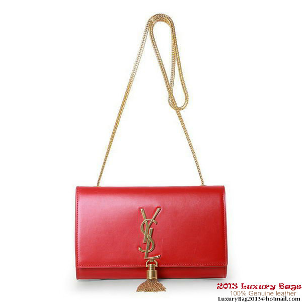 Yves Saint Laurent Small Monogramme Cross-body Shoulder Bag 5475 Red