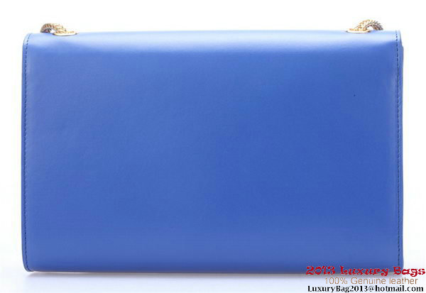 Yves Saint Laurent Small Monogramme Cross-body Shoulder Bag Y042 Blue