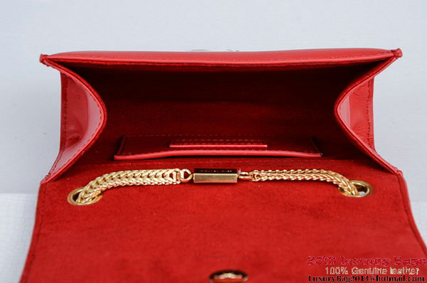 Yves Saint Laurent Small Monogramme Cross-body Shoulder Bag 1834B Red