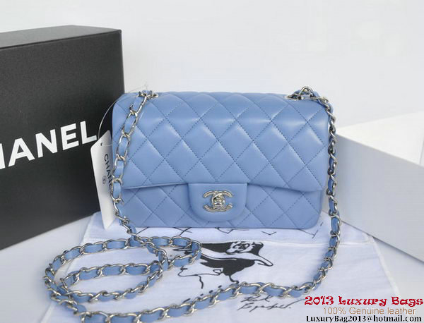 Chanel Classic Flap Bags Lavender Original Sheepskin Leather A1116 Silver