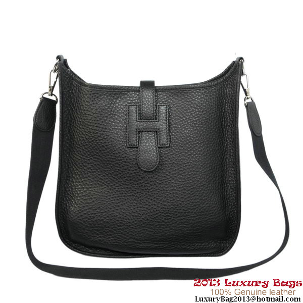 Hermes Evelyn Bag Original Calf Leather H1608 Black