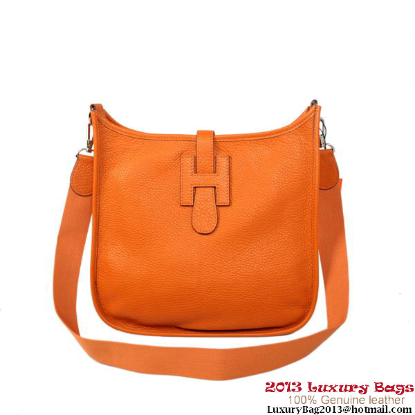 Hermes Evelyn Bag Original Calf Leather H1608 Orange