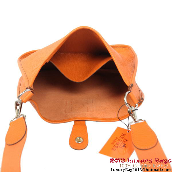 Hermes Evelyn Bag Original Calf Leather H1608 Orange