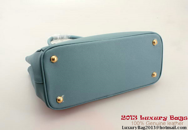 Prada Saffiano 30cm Tote Bag BN1801 - SkyBlue