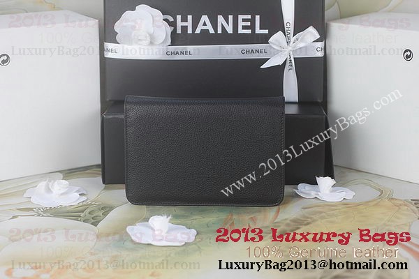 Chanel A48654 Black Original Grainy Leather mini Flap Bag