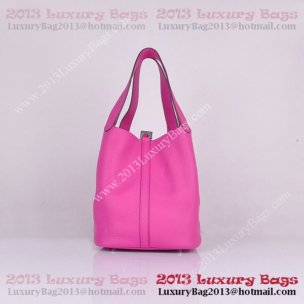 Hermes Picotin Lock PM Bag in Clemence Leather 8615 Peach