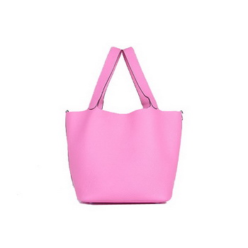Hermes Picotin Lock PM Bag in Clemence Leather 8615 Pink