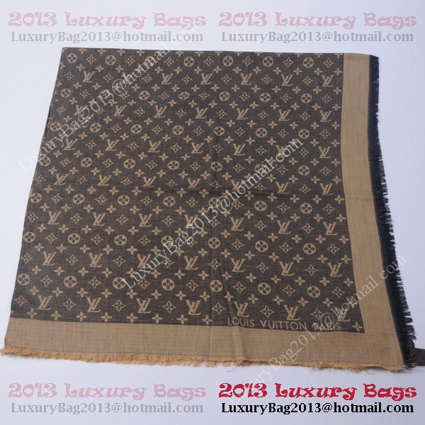 Louis Vuitton Scarves Cotton WJLV091 Brown Louis Vuitton Scarves Cotton WJLV091 Brown
