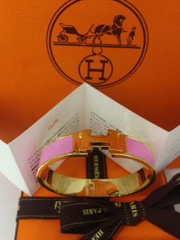 Hermes Bracelet H1155 Light Pink