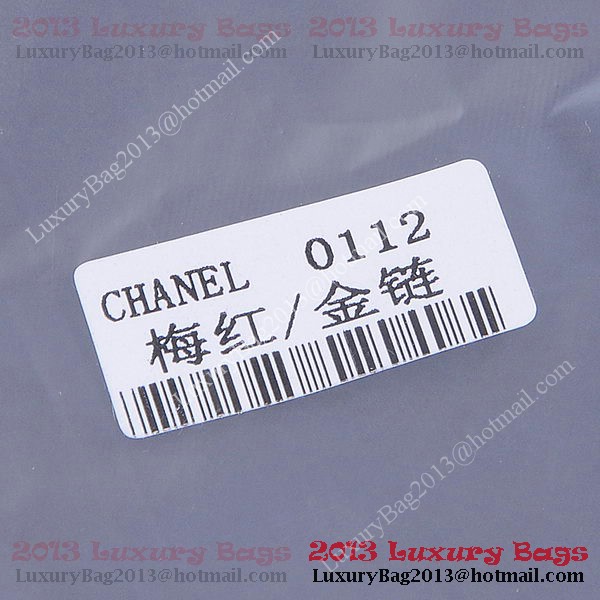 Chanel 2.55 Series Classic Flap Bag 1112 Peach Sheepskin Gold