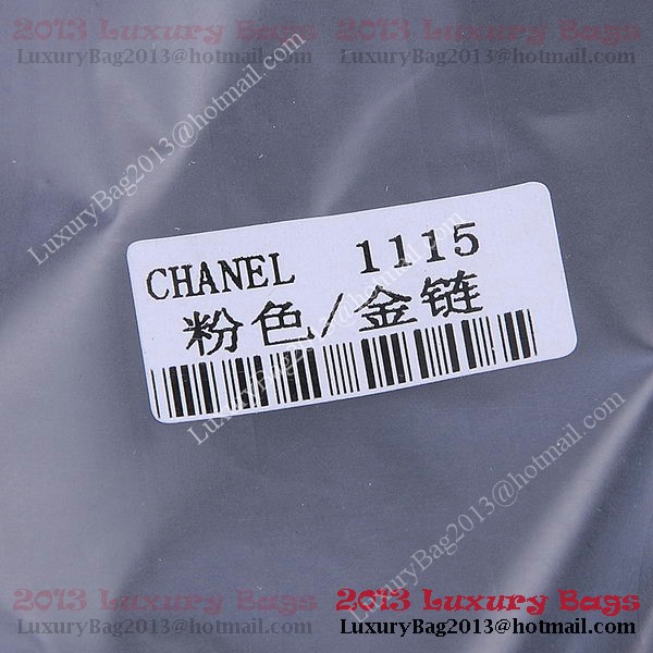 Chanel mini Classic Flap Bag Pink Sheekskin 1115 Gold
