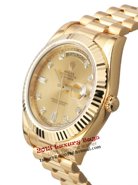 Rolex Day Date II Watch 218238F