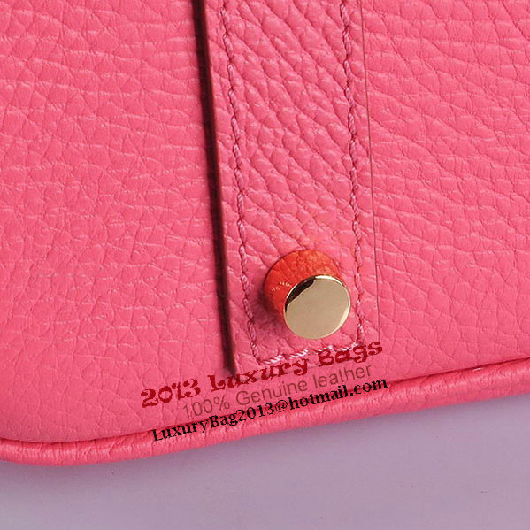 Hermes Birkin 35CM Tote Bag Pink Clemence Leather H6089 Gold