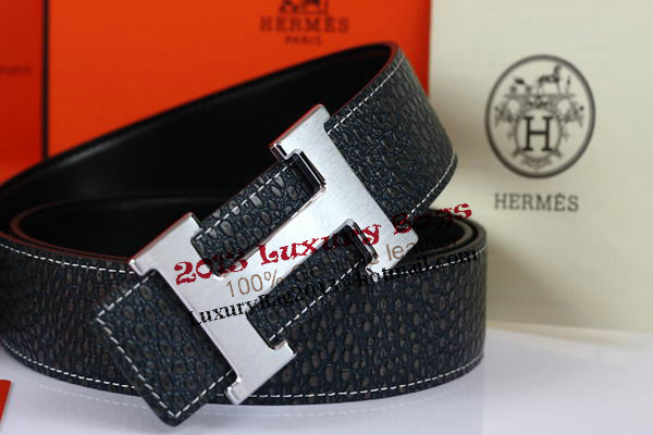 Hermes Belt Lizard Leather HB5326 Black