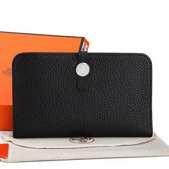Hermes Dogon Combined Wallet A508 Black