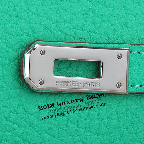 Hermes Kelly Original Leather Bi-Fold Wallet A708 Green