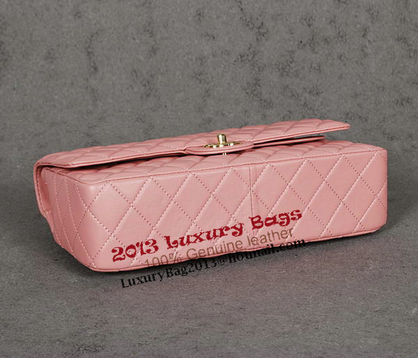 Chanel Classic Flap Bag 1113 Pink Sheep Leather Gold