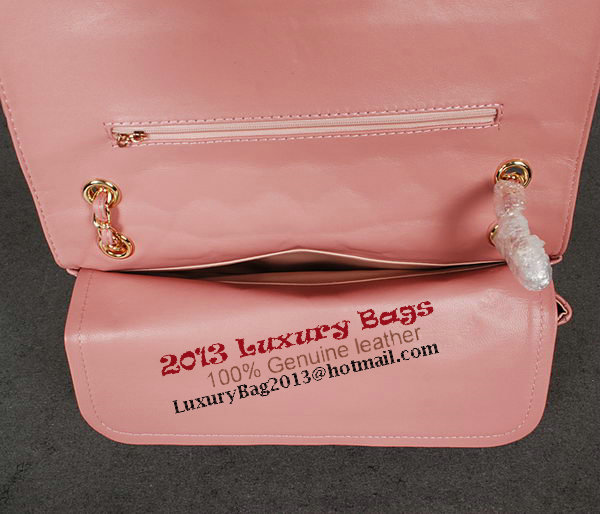 Chanel Classic Flap Bag 1113 Pink Sheep Leather Gold