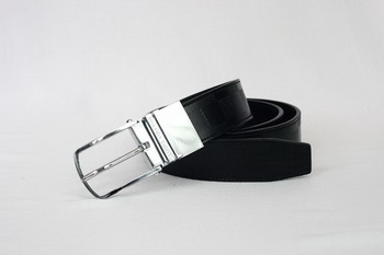 Louis Vuitton Black Leather Belt LV2058