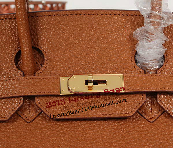 Hermes Birkin 35CM Tote Bag Camel Clemence Leather H35 Gold