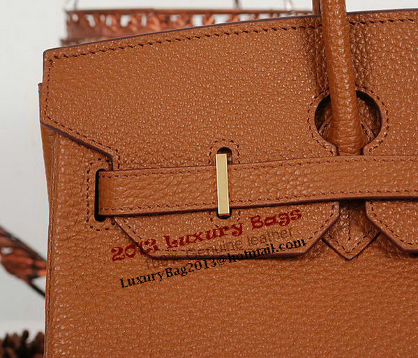 Hermes Birkin 35CM Tote Bag Camel Clemence Leather H35 Gold