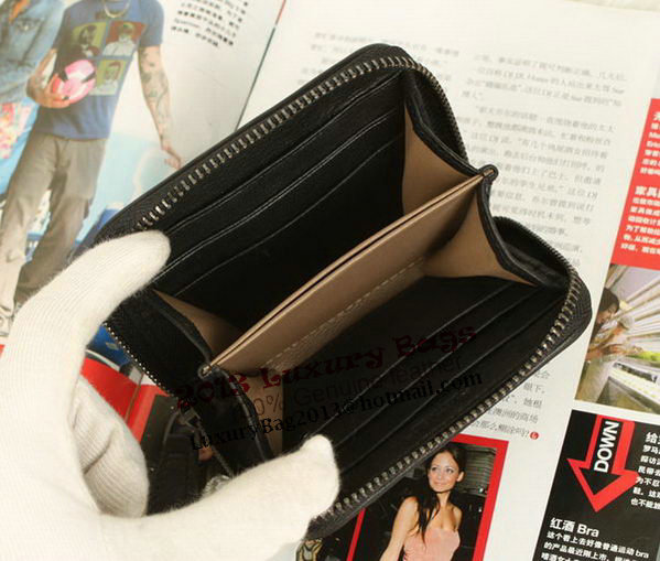 Bottega Veneta Intrecciato Nappa Mini Wallet 5818 Black