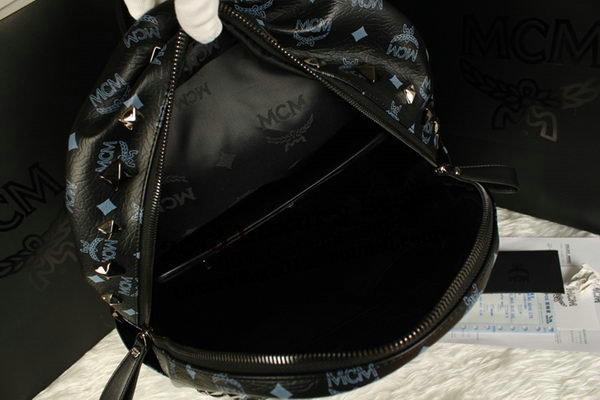 MCM Stark Backpack Jumbo in Calf Leather 8100 Black