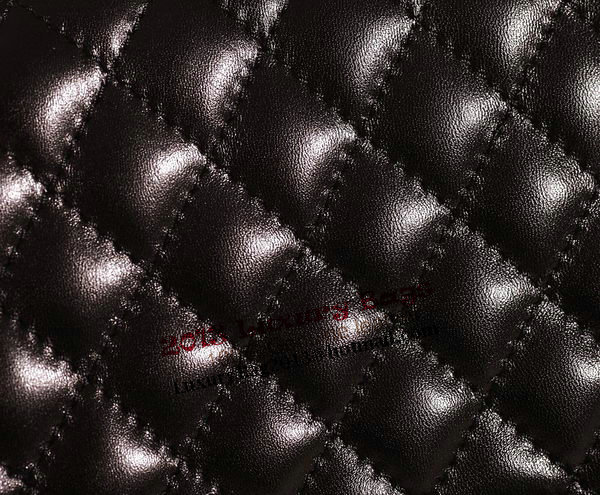 Chanel Boy Flap Shoulder Bag in Black Lambskin Leather A67086 Silver