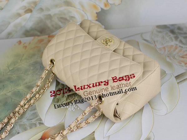 Chanel 2.55 Series Classic Flap Bag 1112 Apricot Cannage Pattern Original Leather Gold