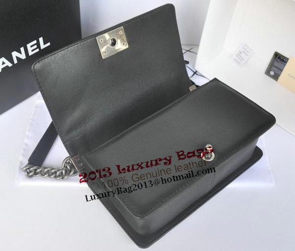 Chanel Boy Flap Shoulder Bag Original Calfskin Leather A67086 Black