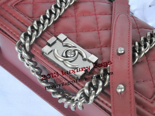 Chanel Boy Flap Shoulder Bag Original Calfskin Leather A67086 Burgundy