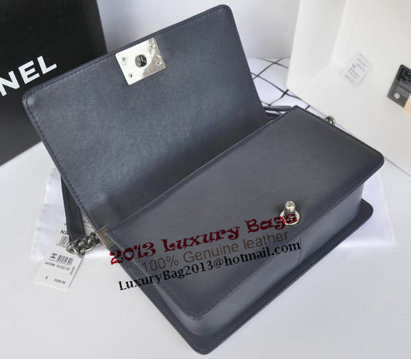 Chanel Boy Flap Shoulder Bag Original Calfskin Leather A67086 RoyalBlue