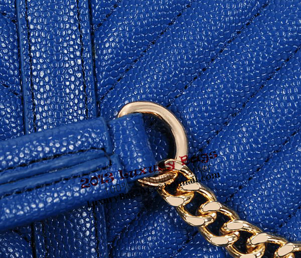 Yves Saint Laurent Classic Monogramme Flap Bag Y9201 Apricot&Blue&Black