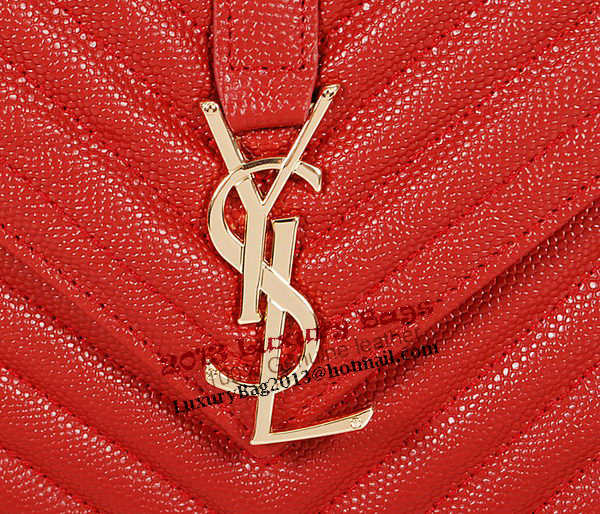 Yves Saint Laurent Classic Monogramme Flap Bag Y9201 Red
