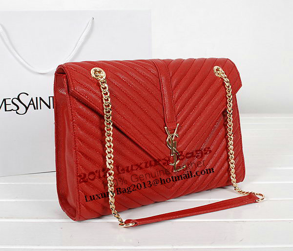 Yves Saint Laurent Classic Monogramme Flap Bag Y9201 Red