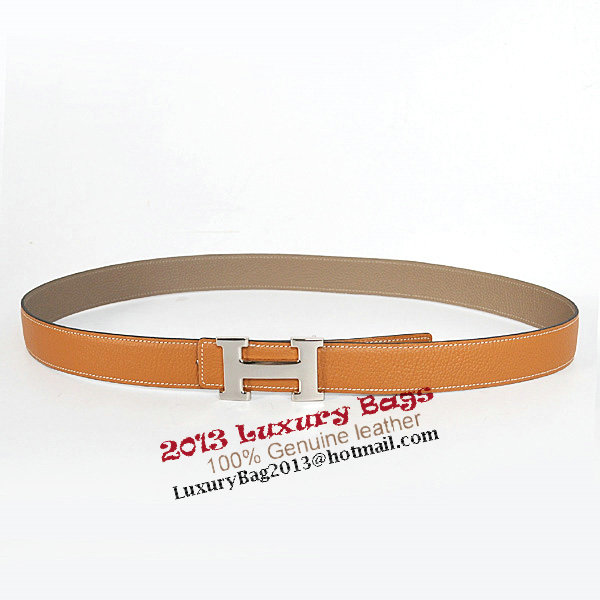 Hermes Dark Gray Bovine Jugular Veins Belt HR1009B Silver Hermes Dark Gray Bovine Jugular Veins Belt HR1009B Silver
