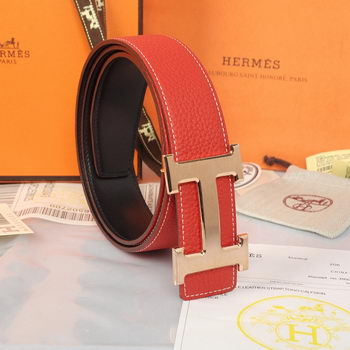 Hermes Imported Belt HR1002A Red