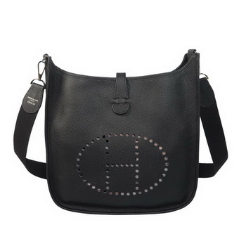 Hermes Evelyne Messenger Bag H1608 Black