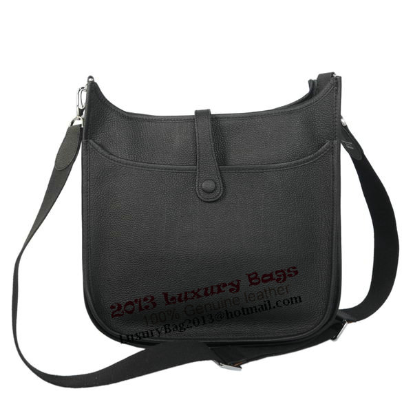 Hermes Evelyne Messenger Bag H1608 Black