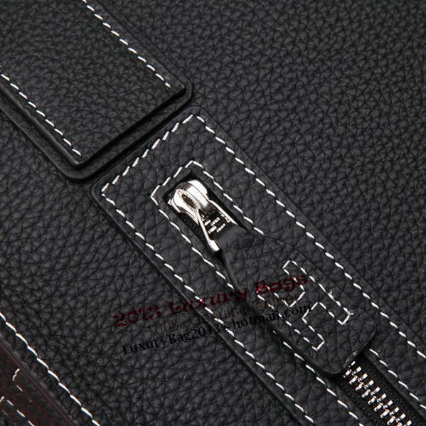 Hermes Original Calf Leather Tote Bag M86682 Black