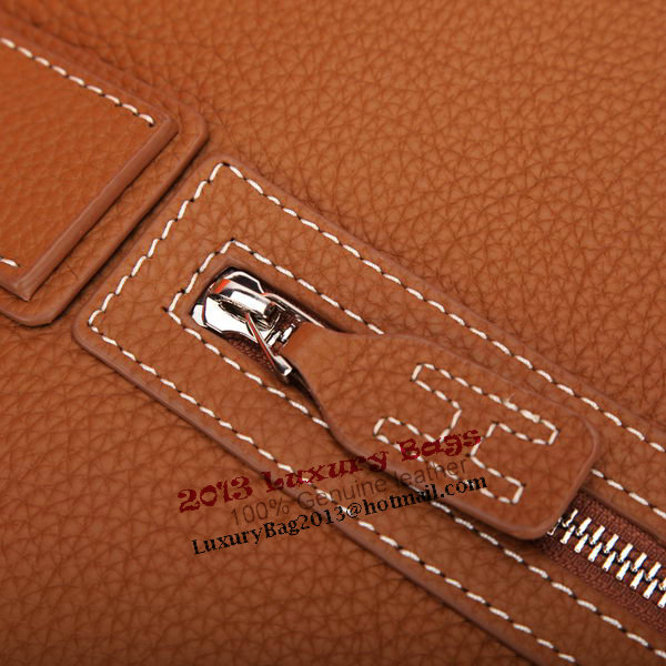 Hermes Mens Briefcase Original Calf Leather H86683 Wheat